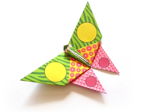 Papillon en origami -- 20/04/14