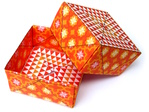 Boîte en origami